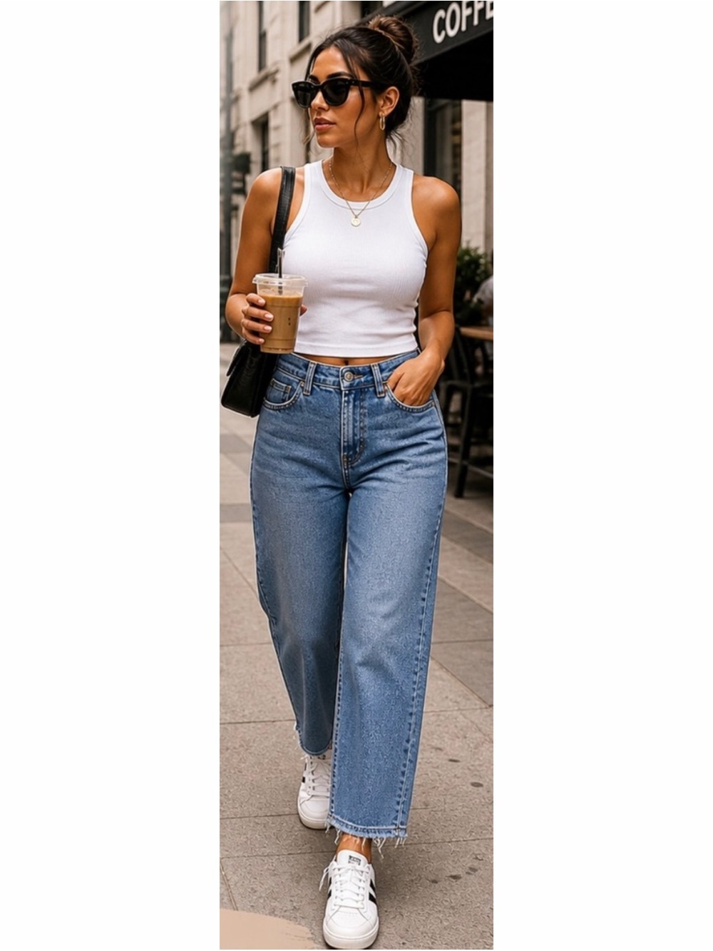 Kensie Jeans Vintage Luxe The Ella High Rise Straight Jeans